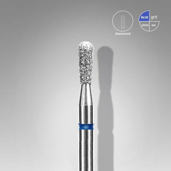 Staleks Diamond nail drill bit rounded “match” 2.3 blue