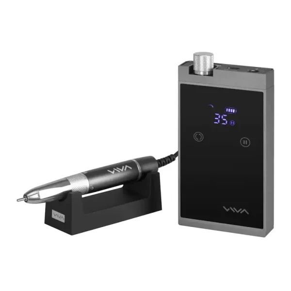 Draadloze elektrische freesmachine VIVA Pro 601 35.000 toeren 48W + gratis keramische freesbit corn rood t.w.v. €14,95