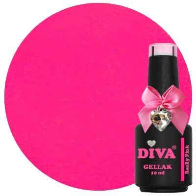 Diva gellak Neon Really Pink (neon bubblicious collection)