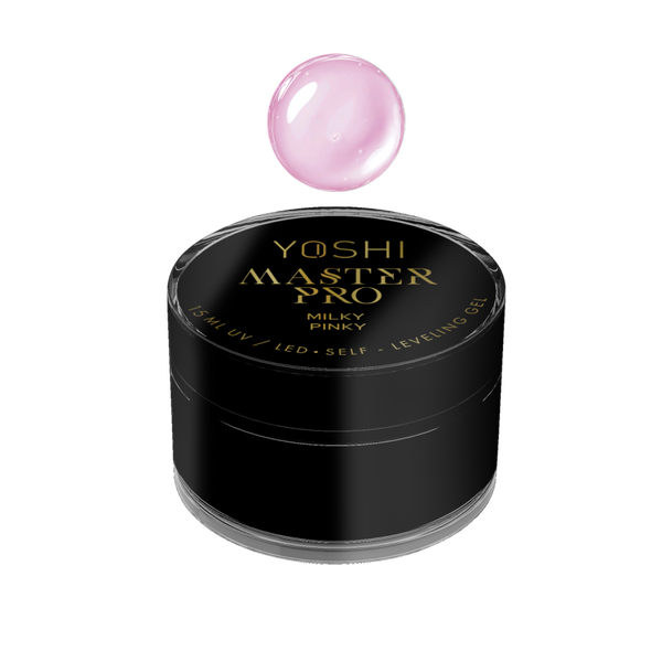 YOSHI Master PRO self-leveling builder gel Milky Pinky 15ml