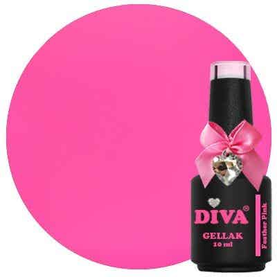 Diva gellak Neon Feather Pink (neon bubblicious collection)