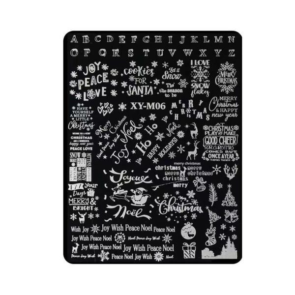 Ten Nail Supplies stamping plate winter 2025 - 2