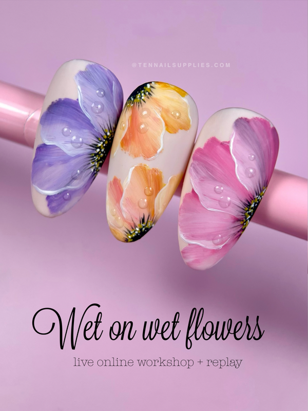 Online workshop Wet One Wet Flowers
