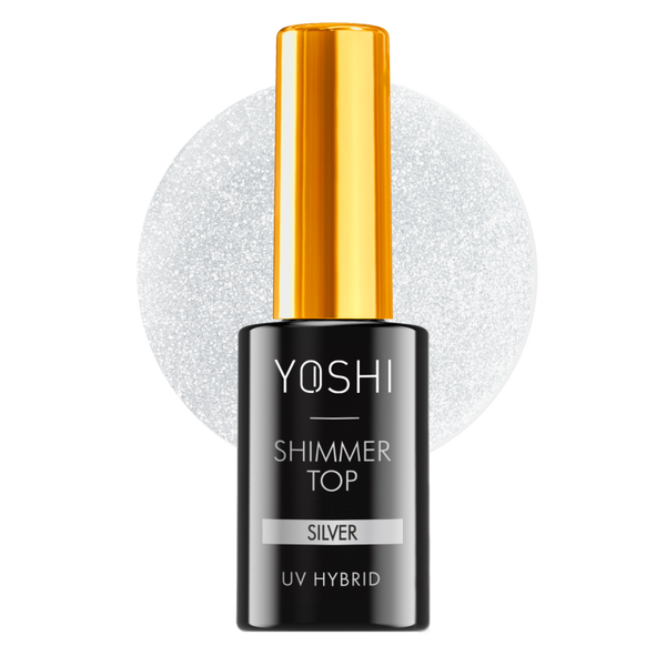 YOSHI shimmer top silver