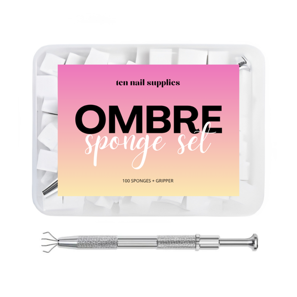 Ten Nail Supplies ombre sponge set