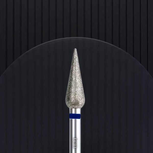 Ten Nail Supplies diamond pear bit 4.0 blue