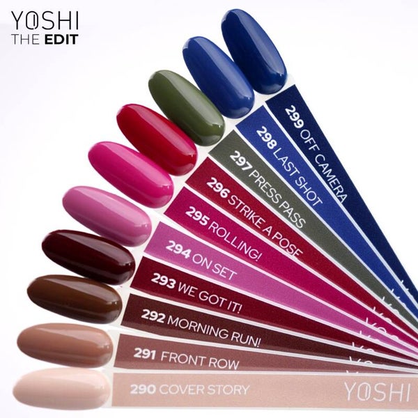 YOSHI colorpop stickers The Edit collection gelpolish 290-299