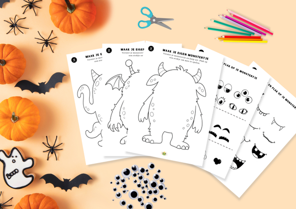 Halloweenfeestje - maak je eigen monstertje
