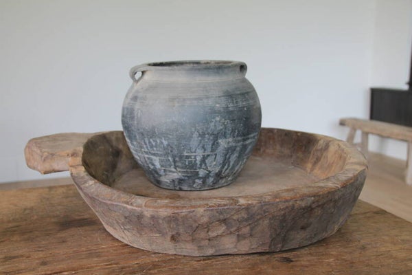 Stoere grote houten schaal (3)