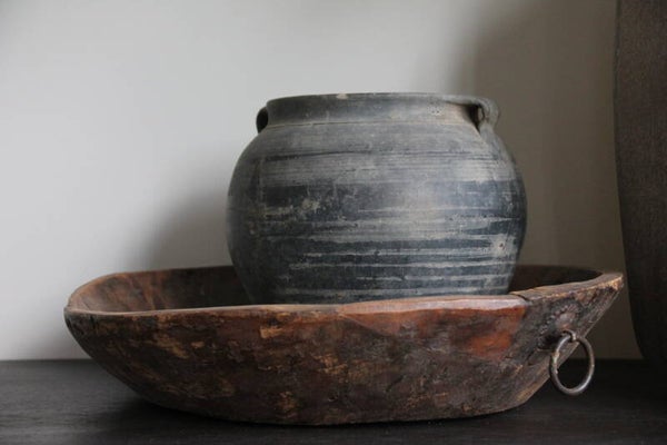 Houten schaal met ringen (3)