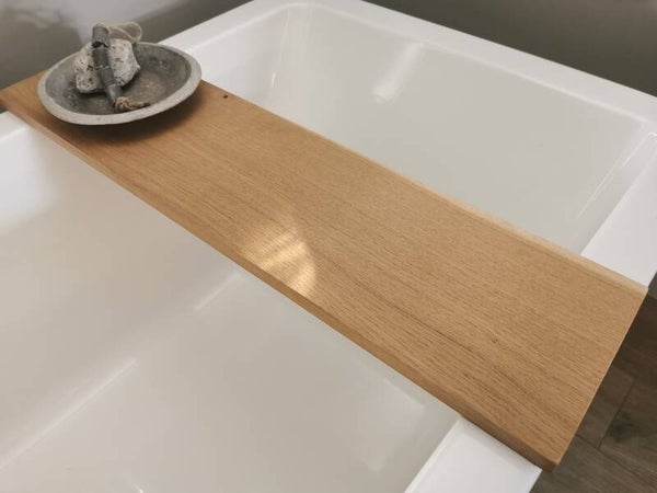 Strakke eiken badplank