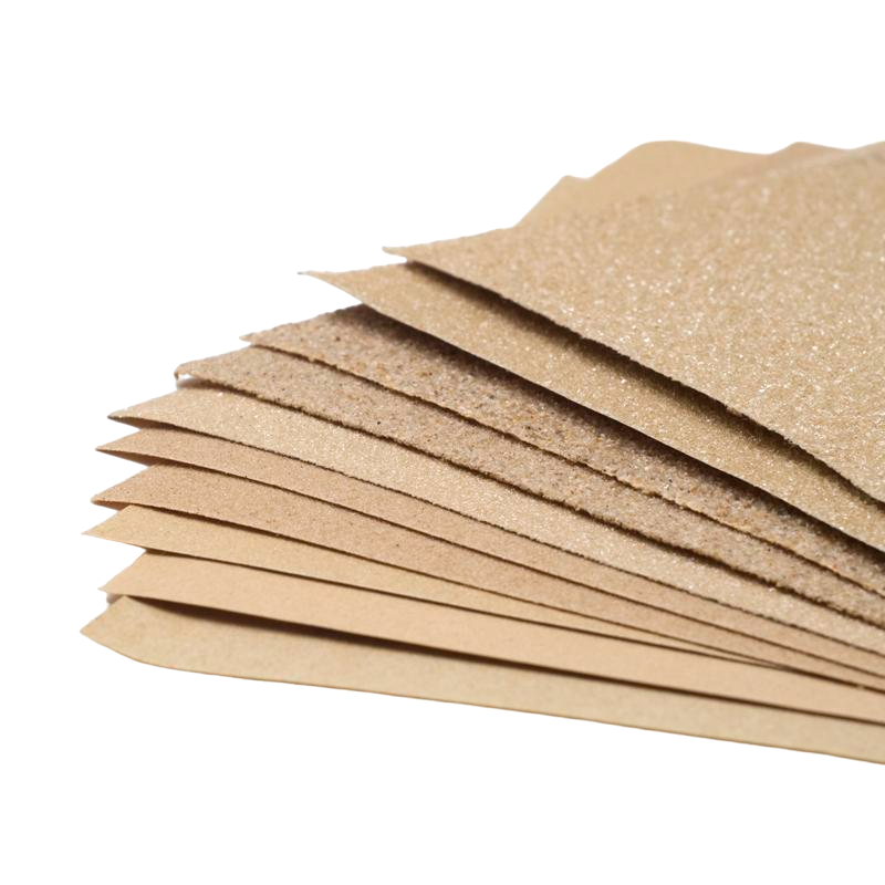 “Schuurpapier 180 korrel voor hout en metaal”