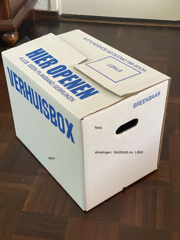 STERKE  VERHUISDOOS  WIT