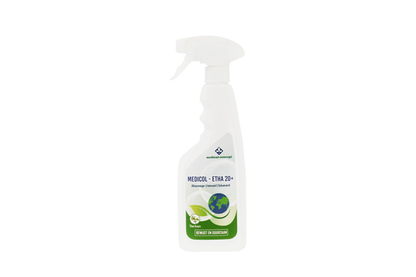 Medical-Etha 20+ (oppervlakten) 500ml schuimend reinigingsmiddel (in doos 7-stuks)
