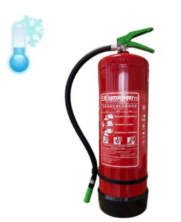 21A-183B-75F 9-liter sproeischuimblusser vorstvrij -30 (ook vetblusser)