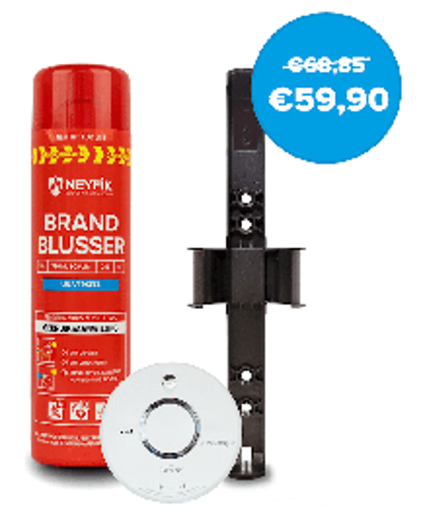 Brandveiligheidset studentenkamer