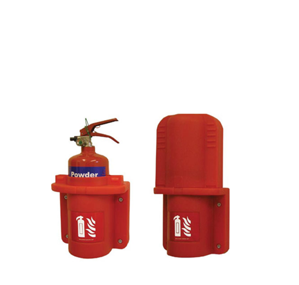 Brandblusserkast kunststof t.b.v. 2-kilo poederblusser (JEX2P)