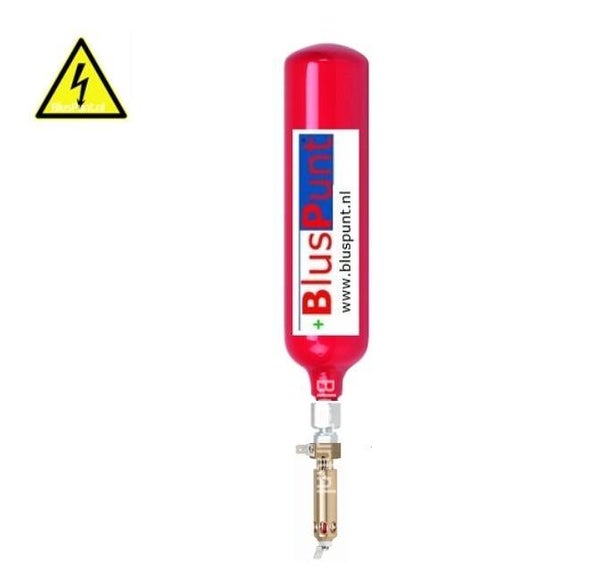 Brandblusser Novec blusgas automatisch 68º (0.90m3) INFRA, PLC, ICT kasten met contact