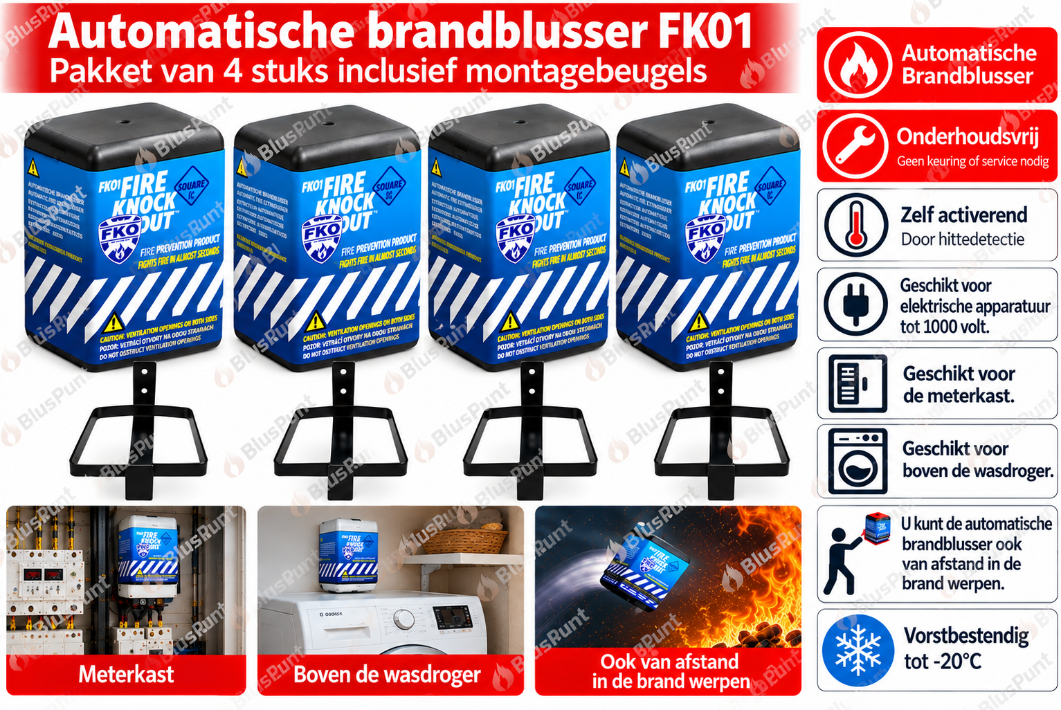 Automatische brandblusser FKO1 onderhoudsvrij (4)