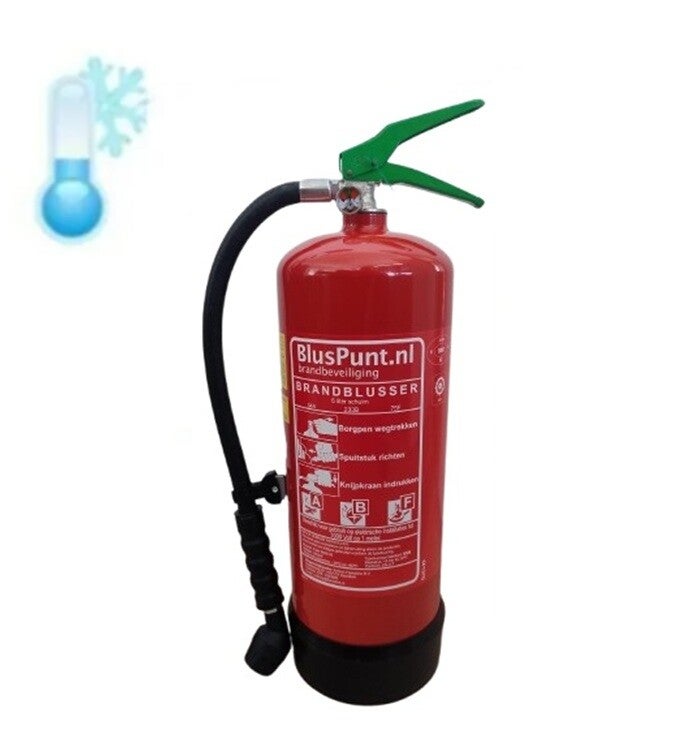 34A-233B-75F 6-liter sproeischuimblusser vorstvrij -30 (ook vetblusser)