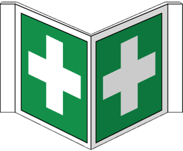 Bord EHBO 40x20cm (panorama)