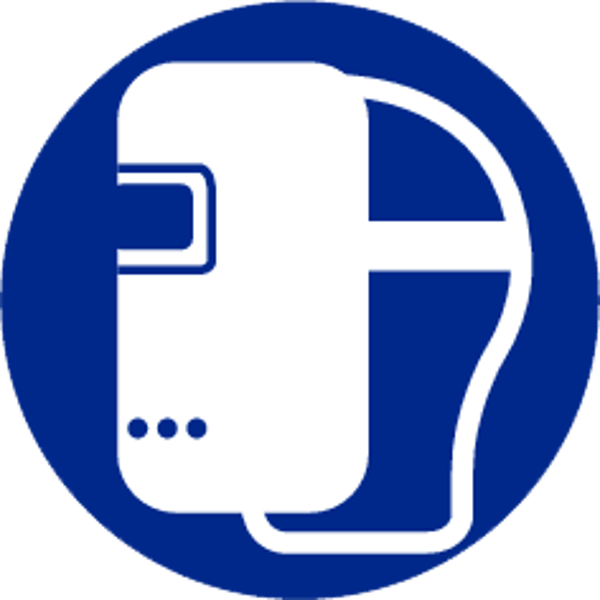 Bord laskap verplicht Ø200mm