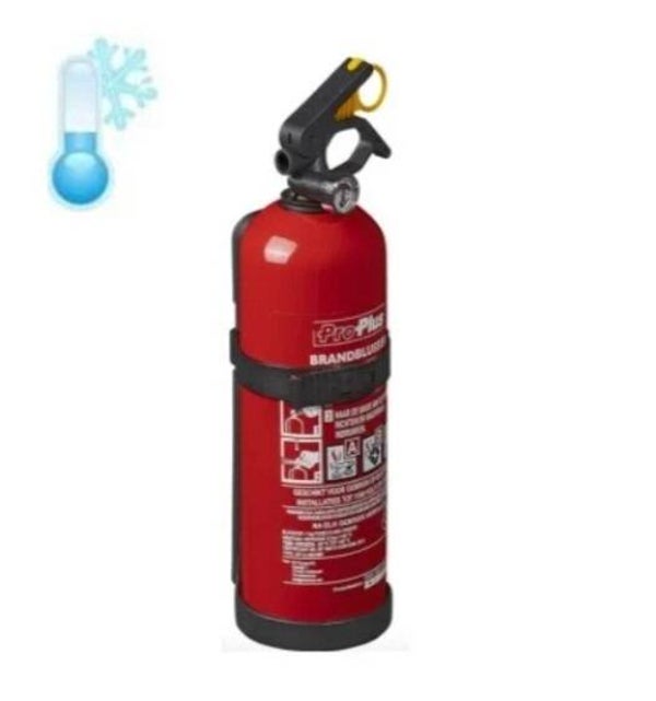 8A-34B ABC poederblusser 1-kilo budget blusser vorstvrij -30