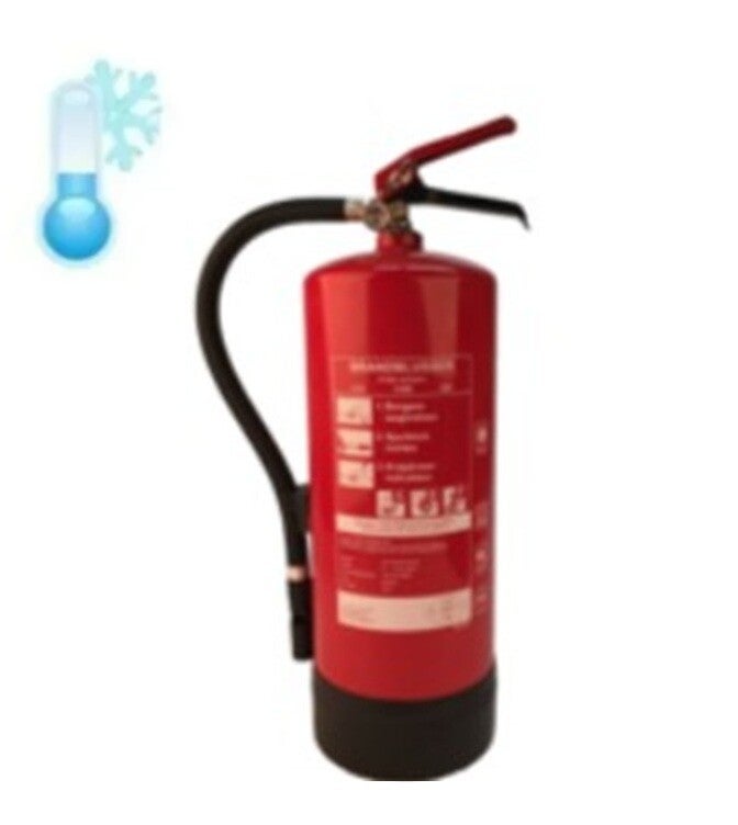 21A-144B-25F 6-liter sproeischuimblusser vorstvrij -30 (ook vetblusser)