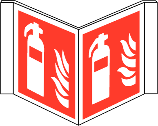 Bord brandblusser 15x30cm (pano) NEN-EN-ISO7010