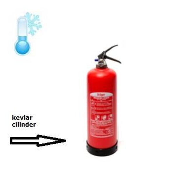 13A - 55B  ABC poederblusser 2-kilogram Onderhoudsarme blusser