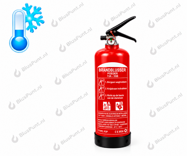 Composiet brandblusser ABC poeder 2-kilo onderhoudsarm
