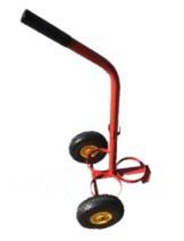 Brandblusserwagen metaal t.b.v. drie brandblussers