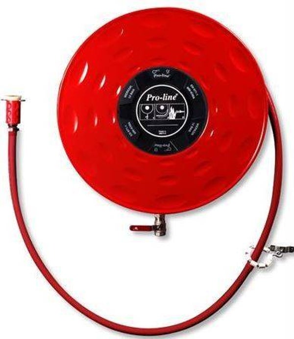 Brandhaspel 30 meter x 3/4 RED PRO 480mm Ø compleet
