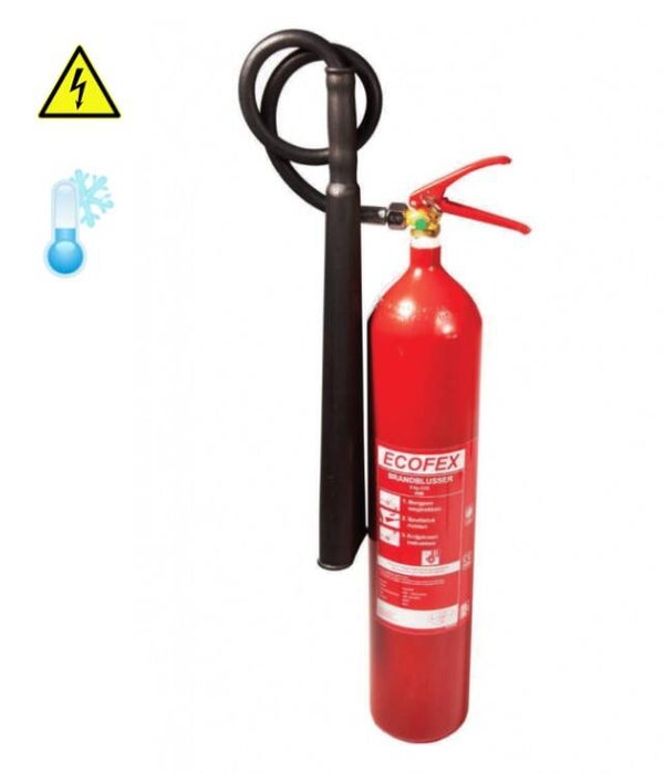 Co2-brandblusser 5kg staal premium