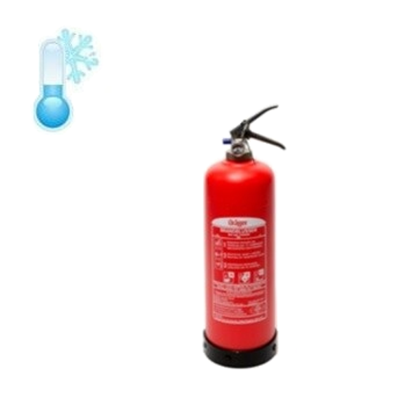 Composiet brandblusser poeder 2-kilo onderhoudsarm