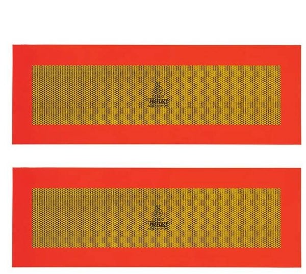 Reflectiebord aluminium 56.5 x 19.6 cm set