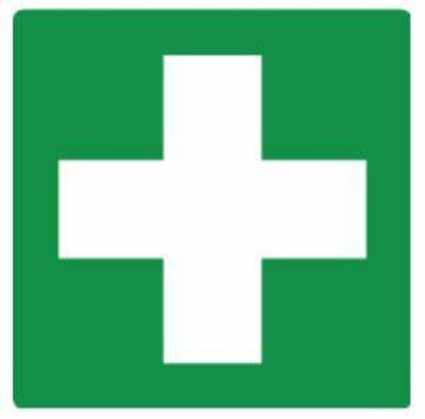 Sticker EHBO 20x20cm