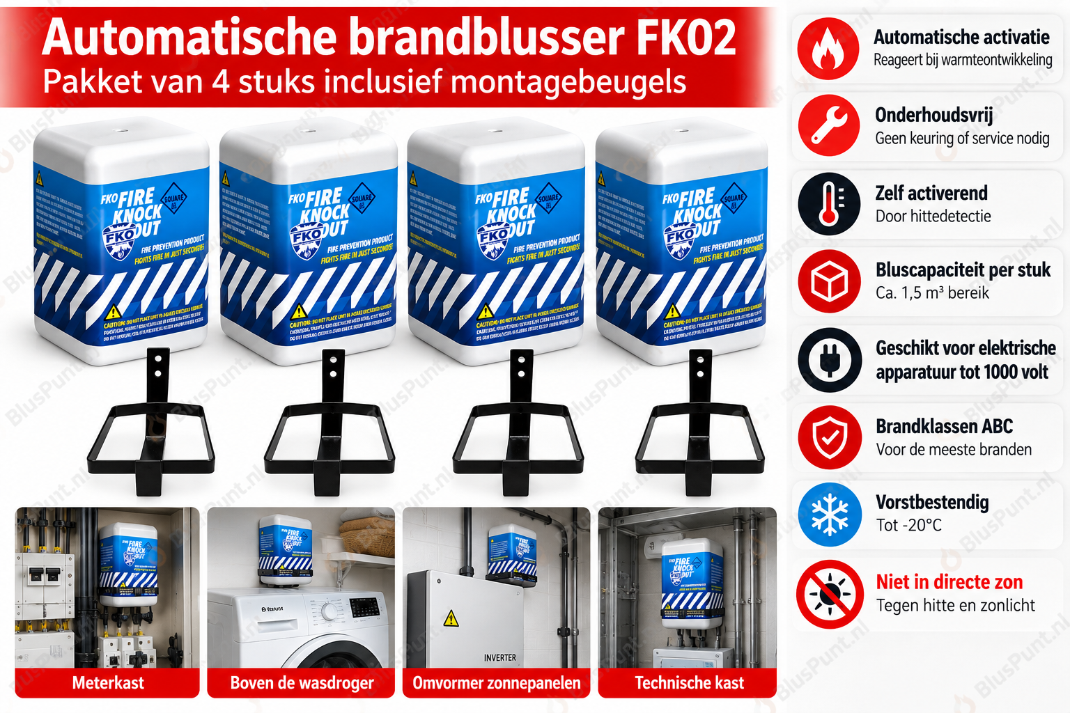 Automatische brandblusser FKO2 onderhoudsvrij (4)