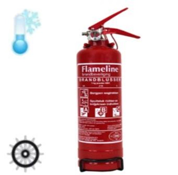 5A-21B ABC poederblusser 1-kilo vaartuigen budget vorstbestendig -30