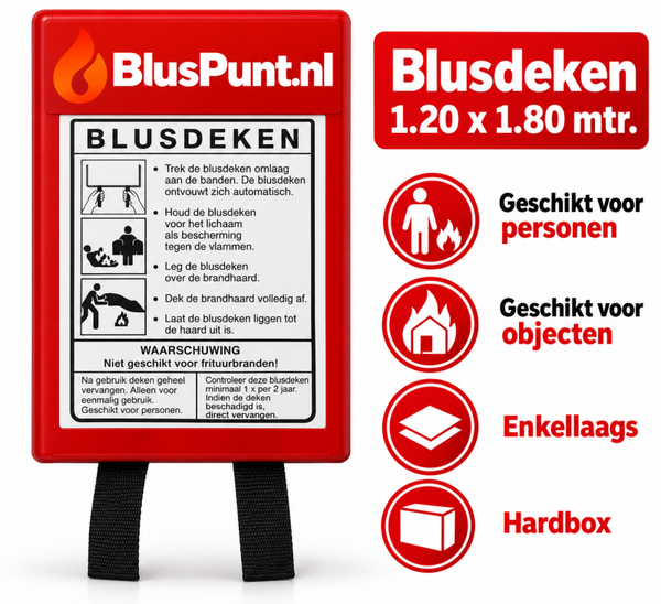 Blusdeken 1.20 x 1.80 mtr (hardbox - enkelaags) personen - objecten - Vilente