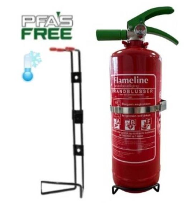 8A-34B-25F 2-liter sproeischuimblusser PFAS-VRIJ -30 (ook vetblusser)