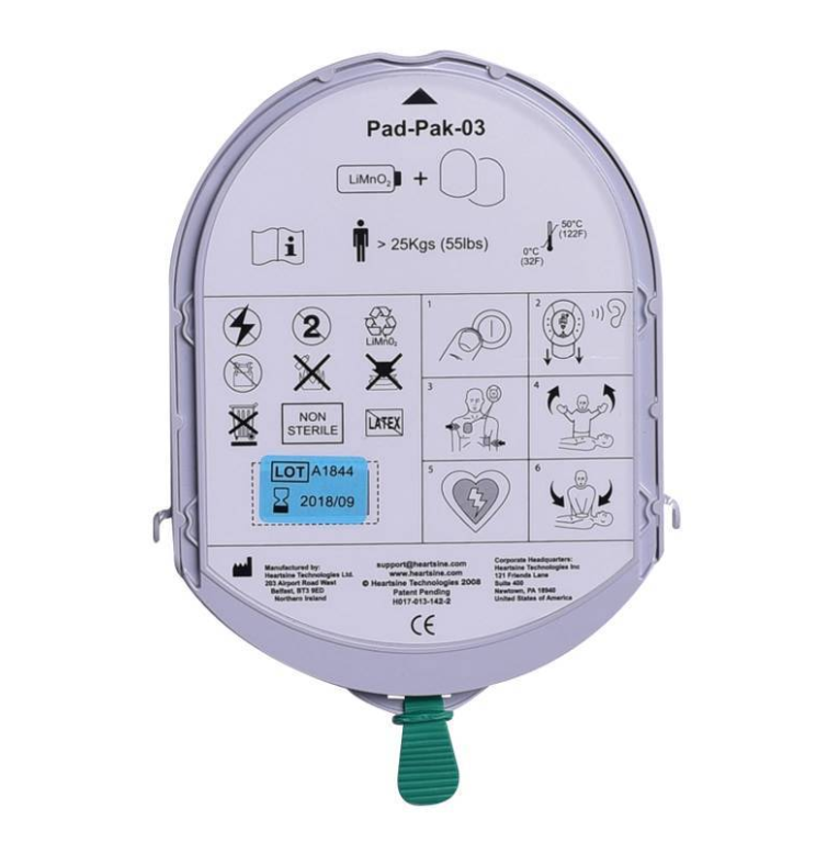 Heartsine AED pads volwassenen
