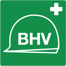 BHV sticker 15x15cm