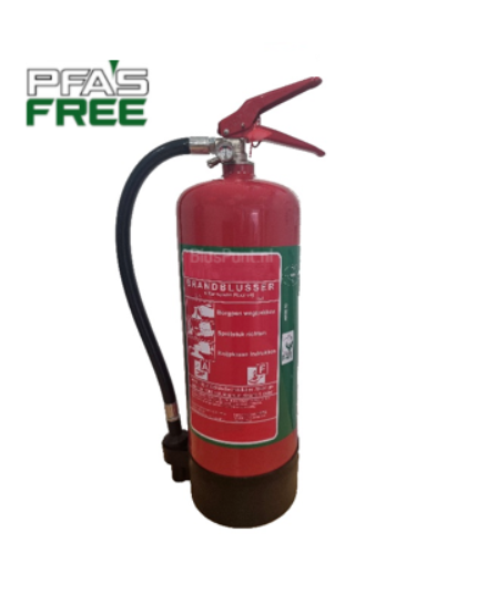 Brandblusser fluorvrij blusmiddel 9-liter 55A aanbieding