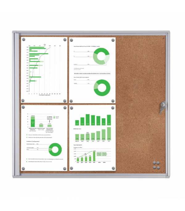 Publicatiebord 711x655mm (kurk)