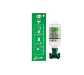 Oogspoelstation steriel oogspoelmiddel 1x 500ml en pictogram aanduiding