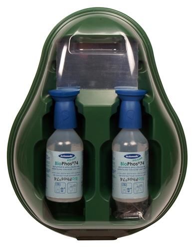 Oogspoelstation met twee flessen 250ml PH neutraal oogspoelmiddel