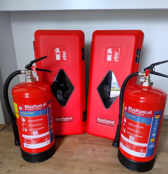 lithium-brandblusser-buiten