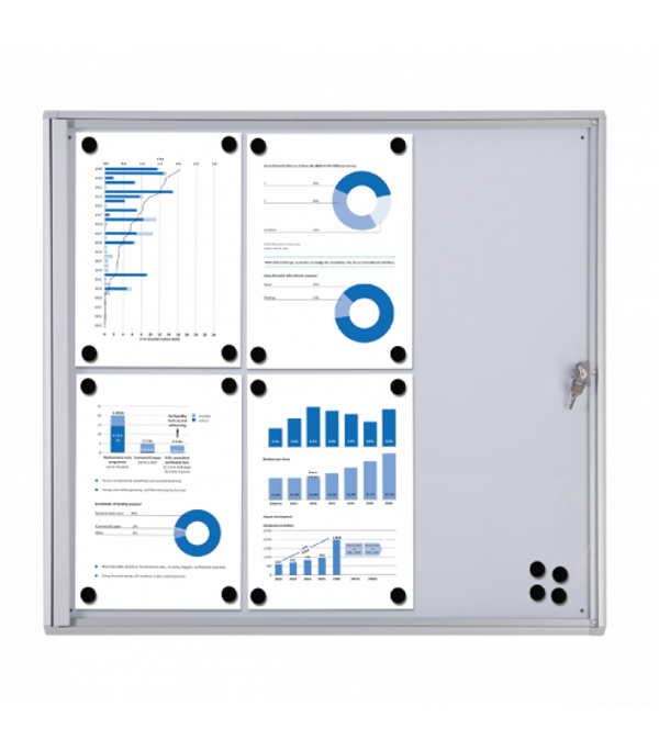 Informatiebord 711x655mm (aluminium)