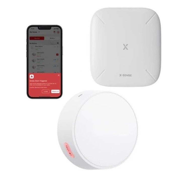 WiFi basis (max. 50 melders draadloos koppelen) en listener